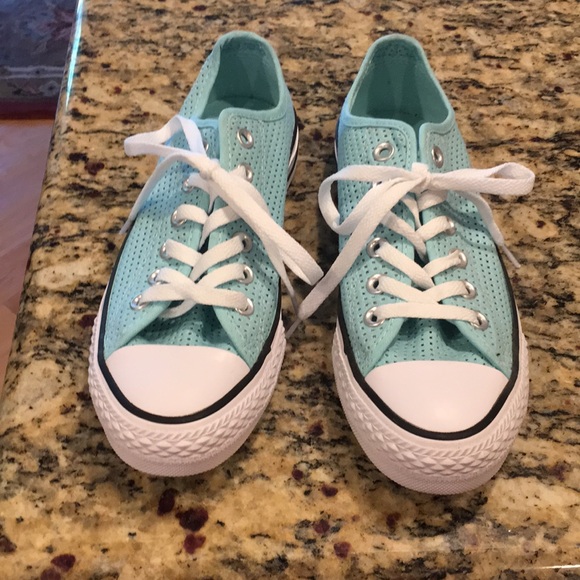 Women’s Aqua mesh Converse - Picture 1 of 6